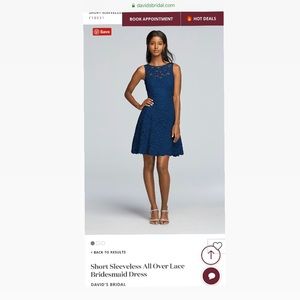 David’s Bridal bridesmaids dress